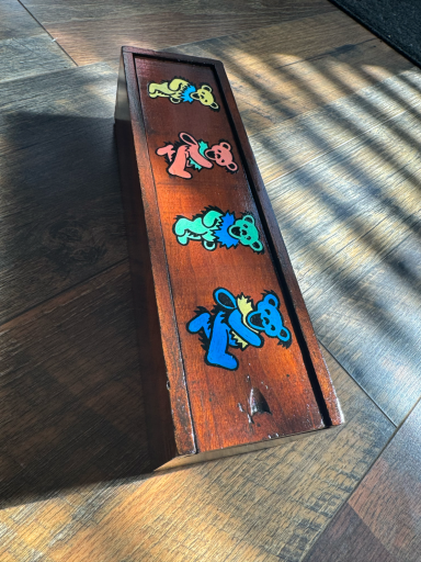 SOLD DEAD HEAD DANCING BEARS BOX